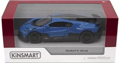 KiNSMART automobilis, Bugatti Divo, mėlynas