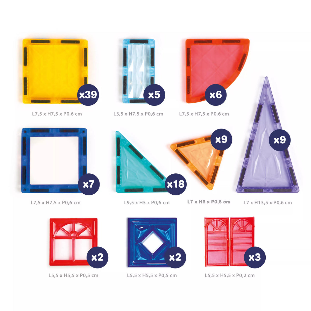 LUDI magnetinis konstruktorius XXL