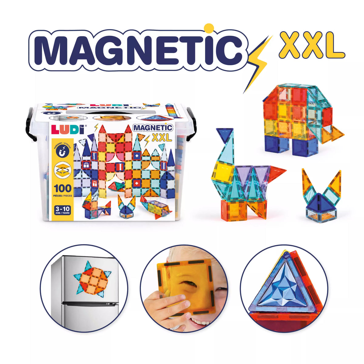 LUDI magnetinis konstruktorius XXL