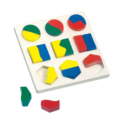 Medinė geometrinių formų dėlionė