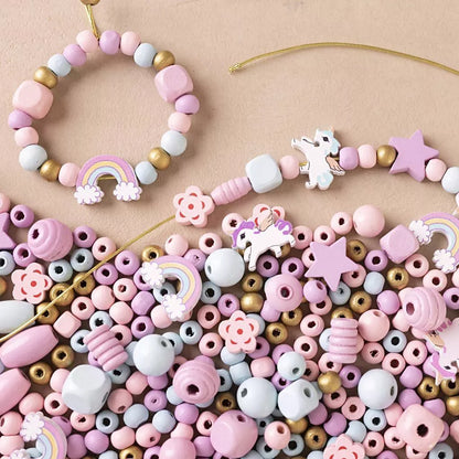 Creativ papuošalų gaminimo rinkinys, pastelinių spalvų