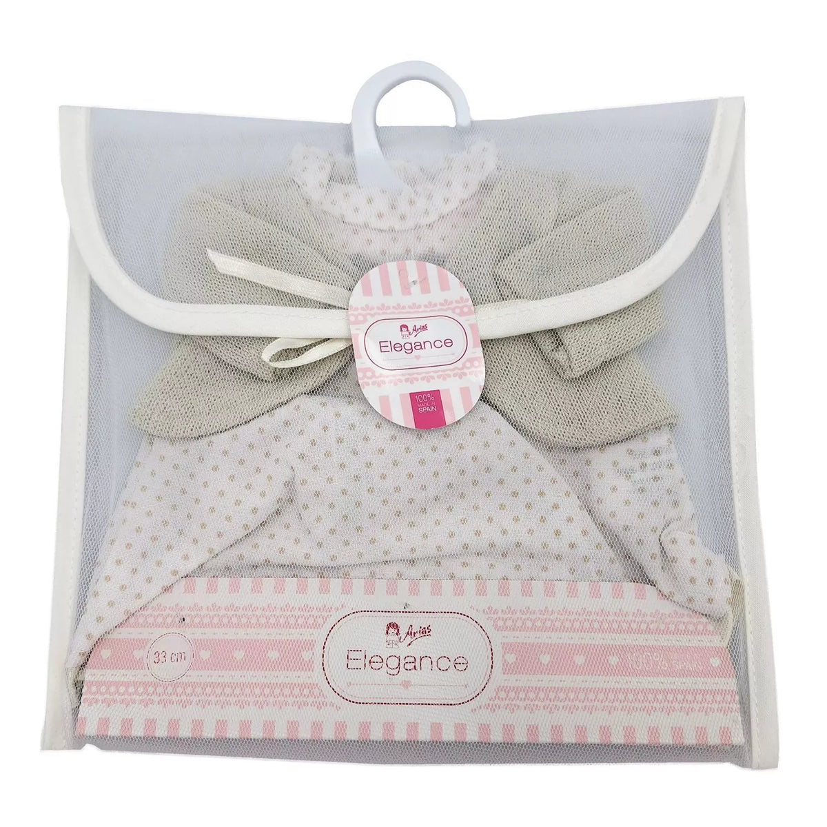 Arias lėlės kūdikio rūbeliai, 33 cm