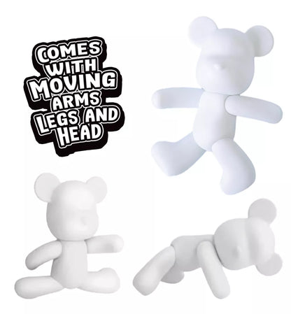 Splat Planet kūrybinis rinkinys Marble Bear, neonas