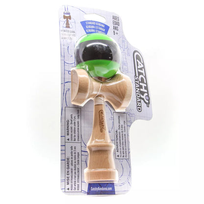 Kendama žaislas, medinis/žalias