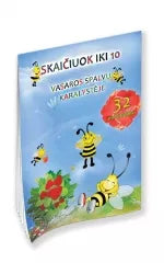 Knygelė SKAIČIUOK IKI 10 Vasaros spalvų karalystėje