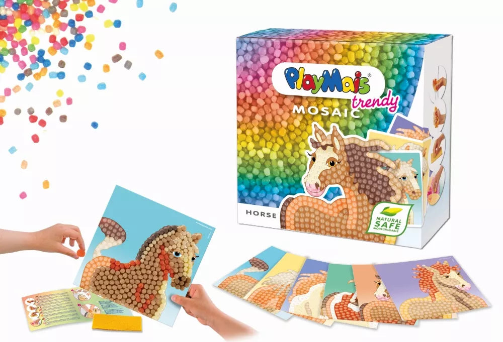 PlayMais žaidimas mozaika 3000, Žirgai