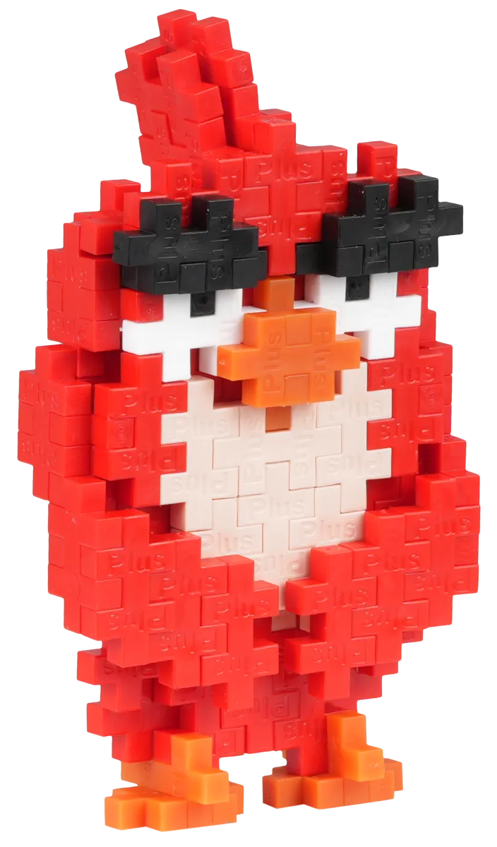 Plus Plus konstruktorius Angry Birds Raudonukas, 110 det.