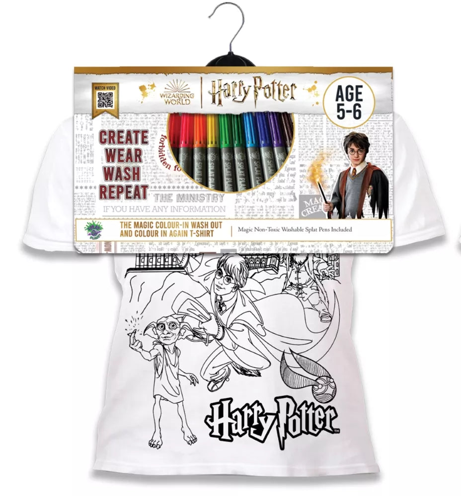 Splat Planet marškinėliai su flomasteriais Harry Potter